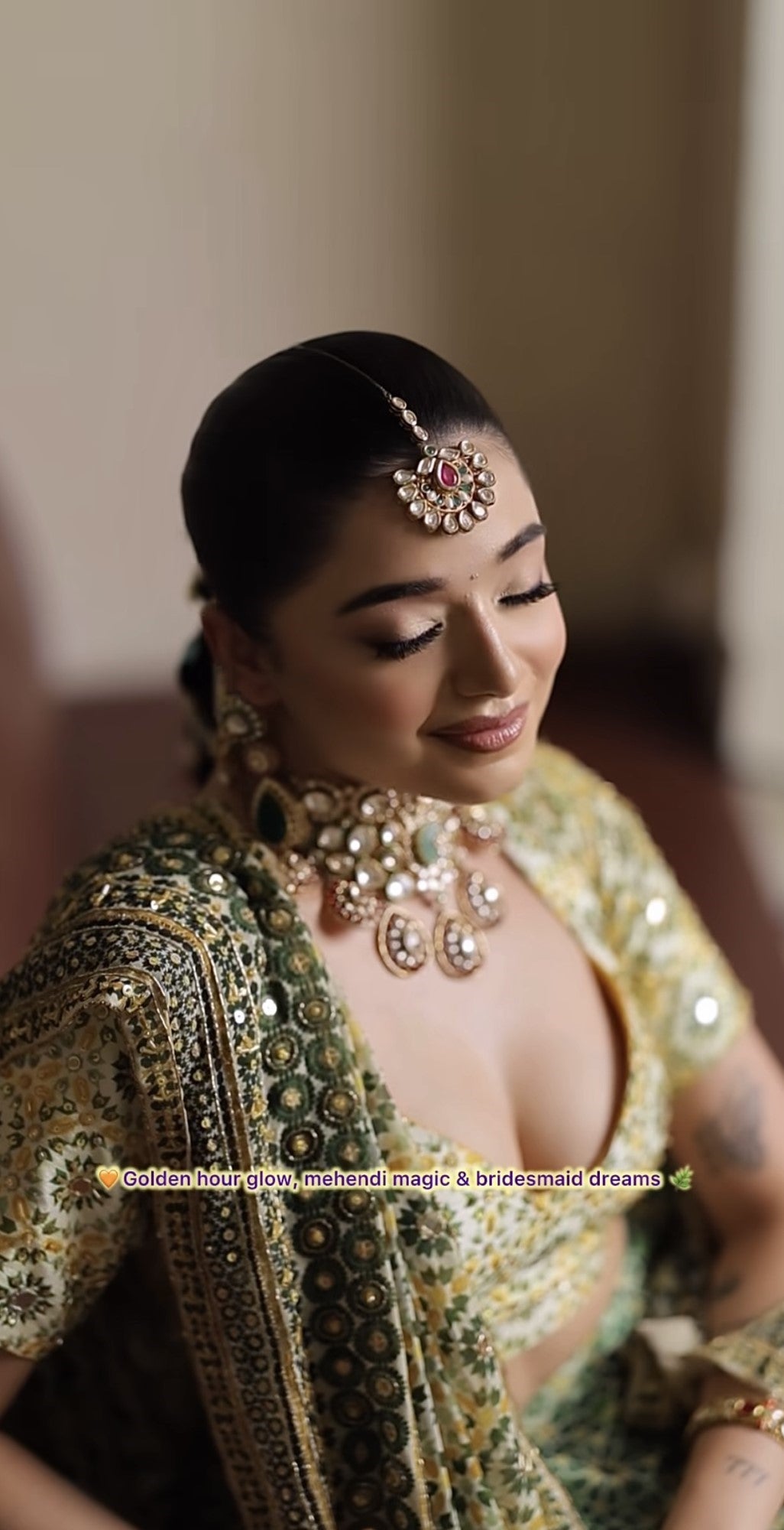 LUSH MOSAIC LEHENGA