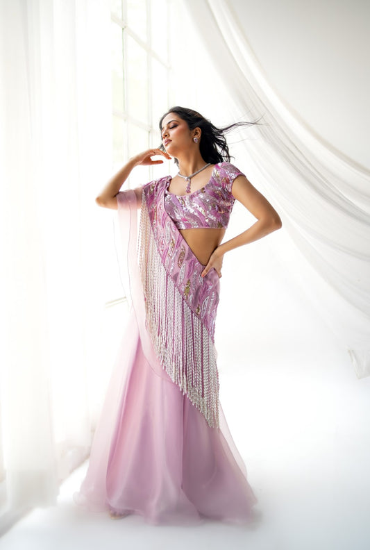 DEW DROP BLOOM LEHENGA