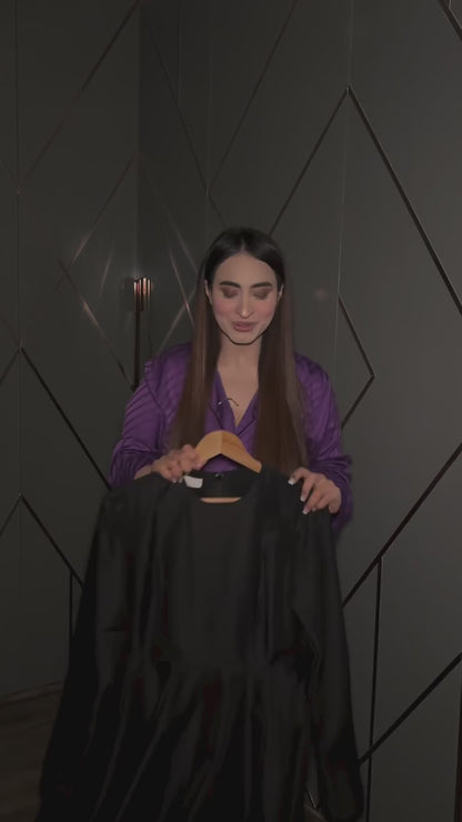 NOOR BLACK ANARKALI